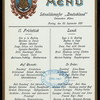 LUNCH [held by] HAMBURG AMERIKA LINIE [at] SS DEUTSCHLAND (SS;)