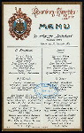LUNCH [held by] HAMBURG AMERIKA LINIE [at] SS DEUTSCHLAND (SS;)