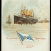 DINNER [held by] HAMBURG AMERIKA LINIE [at] SS DEUTSCHLAND (SS;)