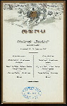 LUNCH [held by] HAMBURG AMERIKA LINIE [at] SS DEUTSCHLAND (SS;)