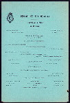 MENU OF THE DINNER [held by] MANSION HOUSE [at] "GREENFIELD, MA" (HOTEL;)