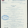 BREAKFAST [held by] OREGON SHORT LINE DINING CAR SERVICE [at] EN ROUTE (RR;)
