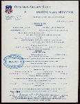 LUNCHEON [held by] OREGON SHORT LINE DINING CAR SERVICE [at] EN ROUTE (RR;)