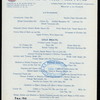 LUNCHEON [held by] OREGON RAILROAD & NAVIGATION CO. [at] EN ROUTE (RR;)
