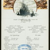 LUNCH [held by] NORDDEUTSCHER LLOYD BREMEN [at] "DAMPFER ""KRONPRINZ WILHLEM""" (SS;)