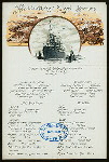 LUNCH [held by] NORDDEUTSCHER LLOYD BREMEN [at] "DAMPFER ""KRONPRINZ WILHLEM""" (SS;)