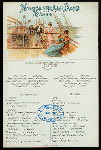 LUNCH [held by] NORDDEUTSCHER LLOYD BREMEN [at] "DAMPFER ""KRONPRINZ WILHLEM""" (SS;)
