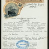 LUNCH [held by] NORDDEUTSCHER LLOYD BREMEN [at] "DAMPFER ""KRONPRINZ WILHLEM""" (SS;)