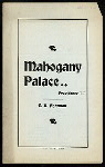 MENU [held by] MAHOGANY PALACE [at] "PROVIDENCE, RI" (REST;)