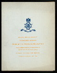 SECOND ANNUAL BANQUET TO COMMEMORATE THE ANNIVERSARY OF THE BATTLE OF KING'S MOUNTAIN [held by] TENNESSEE SOCIETY SONS OF THE AMERICAN REVOLUTION [at] "UNIVERSITY CLUB, NASHVILLE, TN" (OTHER (CLUB);)