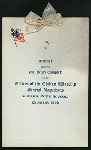 DINNER TO THE OFFICERS OF THE CHILIAN WARSHIP GENERAL BAQUEDANO [held by] MR. HENRY CAMPBELL [at] "DEMOCRATIC CLUB, [NEW YORK, NY?]" (OTHER (CLUB);)