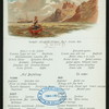 LUNCH [held by] NORDDEUTSCHER LLOYD BREMEN [at] "DAMPFER ""KRONPRINZ WILHLEM""" (SS;)