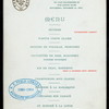 DINNER TO SIR THOMAS LIPTON [held by] GOVERNORS OF THE LOTUS CLUB [at] "LOTUS CLUB, (?)" (OTHER (CLUB);)