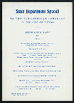 BREAKFAST [held by] STATE DEPARTMENT SPECIAL TO THE PAN-AMERICAN CONGRESS AT THE CITY OF MEXICO [at] PULLMAN DINING CAR SERVICE EN ROUTE (RR;)
