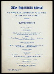 LUNCHEON [held by] STATE DEPARTMENT SPECIAL TO THE PAN-AMERICAN CONGRESS AT THE CITY OF MEXICO [at] PULLMAN DINING CAR SERVICE EN ROUTE (RR;)