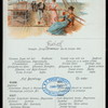 LUNCH [held by] NORDDEUTSCHER LLOYD BREMEN [at] EN ROUTE ABOARD DAMPFER KRONPRINZ WILHELM (SS;)