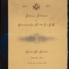 GOLDENES JUBILAEUM (GOLDEN JUBILEE) [held by] HANSELAMANN-LOGE NO. 208 [at] "SCOTTISH RITE CATHEDRAL, CINCINNATI, OH" (OTHER (PRIVATE AREA);)