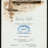 LUNCH [held by] NORDDEUTSCHER LLOYD BREMEN [at] EN ROUTE ABOARD DAMPFER KRONPRINZ WILHELM (SS;)