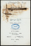 LUNCH [held by] NORDDEUTSCHER LLOYD BREMEN [at] EN ROUTE ABOARD DAMPFER KRONPRINZ WILHELM (SS;)