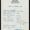DINNER (?) [held by] H.A.H. [at] GERMANY(?)