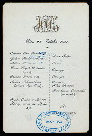 DINNER (?) [held by] H.A.H. [at] GERMANY(?)