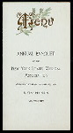ANNUAL BANQUET [held by] NEW YORK STATE MEDICAL ASSOCIATION [at] "MURRAY HILL HOTEL, NEW YORK, NY" (HOTEL;)