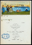 LUNCH [held by] RED STAR LINE [at] EN ROUTE ABOARD S.S. ZEELAND (SS;)