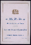 THIRTEENTH ANNUAL DINNER [held by] M.P.D. SUPERINTENDENT; INSPECTORS; & CAPTAINS OF POLICE [at] "DELMONICO'S, NEW YORK, NY" (REST;)