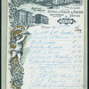 DINNER [held by] HOTEL D'ITALIE & BAUER [at] "VENISE, RESTAURANT BAUER-GRUNEWALD" (HOTEL;)