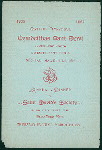 ANNUAL DINNER [held by] SAINT DAVID'S SOCIETY OF THE STATE OF NEW YORK [at] SAINT DENIS HOTEL (HOTEL;)