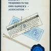 COMPLIMENTARY BANQUET TENDERED TO THE OHIO BANKER'S ASSOCIATION [held by] THE CLEVELAND BANKERS [at] "CLEVELAND, OH"