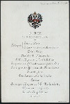 DINNER TO THE CROWNED HEADS,WHO CAME TO THE CZAR'S FATHER FUNERAL; [held by] CZAR NIKOLAS [at] ?