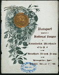 BANQUET TENDERED TO NATIONAL LEAGUE OF COMMISSION MERCHANTS OF THE U.S. [held by] NEW YORK BRANCH LEAGUE [at] "METROPOLITAN HOTEL, NEW YORK, NY" (HOT;)