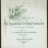 DINNER TO THE MEMBERS OF THE REPUBLICAN EDITORIAL ASSOCIATION OF THE STATE OF NEW YORK [held by] A COMMITTEE OF THE CITIZENS OF NEW YORK [at] "DELMONICO'S, NEW YORK, NY" (HOT;)