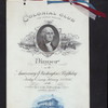 WASHINGTON'S BIRTHDAY DINNER [held by] COLONIAL CLUB OF NEW YORK [at] "CLUBHOUSE, SHERMAN SQUARE (NY?)" (OTHER (PRIVATE CLUB))
