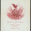 TWENTY-SEVENTH ANNUAL BANQUET OF THE LOYAL LEAGUE [held by] UNION LEAGUE [at] GERMANTOWN (PA?) (OTHER (PRIVATE CLUB?))