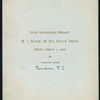 SIXTH ANNUAL ANNIVERSARY BANQUET [held by] R.I. ALPHA OF PHI DELTA THETA [at] "TILLINGHAST'S PARLORS, PROVIDENCE, RI" (REST;)