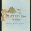 11TH ANNUAL BANQUET [held by] ALUMNI OF THE NY CITY UNIVERSITY LAW SCHOOL [at] "DELMONICO'S, NEW YORK, NY" (HOTEL)