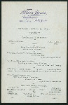 DINNER [held by] NELSON HOUSE [at] "POUGHKEEPSIE, NY" ([HOTEL])