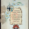 16TH ANNUAL DINNER [held by] HOTEL MEN'S MUTUAL BENEFIT ASSOCIATION OF THE UNITED STATES [at] "DELMONICO'S, NEW YORK, NY" (HOT;)
