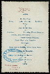 MENU [held by] ROUNDABOUT DINING CLUB [at] "HOTEL ST. GEORGE, NYACK, NY" (HOT;)