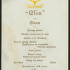 CLIO MENU [held by] THE WINDSOR [at] "NEW YORK, NY" (HOT;)