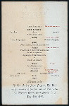DINNER FOR RT. REV. BISHOP JAMES AUGUSTIN MC PAUL [held by] ST. STEPHEN'S PARISH [at] "PERTH AMBOY, NJ" ([REST?])