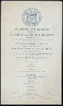 DINNER IN HONOR OF GEORGE MCGOWN OF PALMYRA NY [held by] ADELPHIC COUNCIL NO.7 [at] MASONIC HALL NY ((PRIVATE CLUB?))