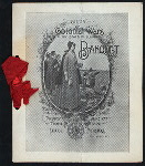 BANQUET [held by] SOCIETY OF COLONIAL WARS IN THE STATE OF ILLINOIS [at] "HOTEL METROPOLE, CHICAGO IL" (HOTEL;)