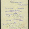 LUNCHEON [held by] CUNARD LINE R.M.S. PAVONIA [at] [AT SEA?] (SS)