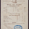 BREAKFAST [held by] DENNETT'S [at] "PARK ROW, NEW YORK, NY" (REST;)