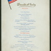 FOURTH OF JULY DINNER MENU [held by] CHICAGO BEACH HOTEL [at] "CHICAGO, IL" (HOT;)