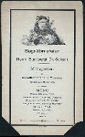 MITTAGESSEN [held by] BEGRABNISFEIER FUR HERRN BUNDESRAT DR. SCHENK [at] "GESELLSCHAFTHAUS MUSEUM, BERN, SWITZERLAND" (OTHER (MUSEUM))