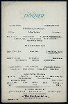 DINNER MENU [held by] THE CONTINENTAL [at] "NARRAGANSETT PIER, RI" (HOT;)